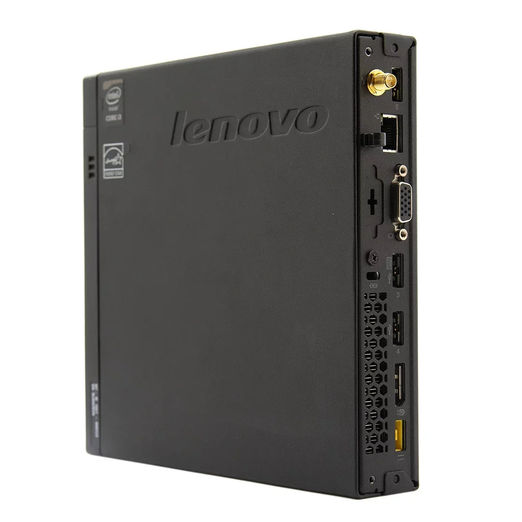 Hard Home Tiny i3, DDR3 Form Restored Windows 64 (Refurbished) Core bit M73 4GB Drive, Factor Intel RAM, SSD PC, 120GB 3.2 ThinkCentre Computer 10 GHz