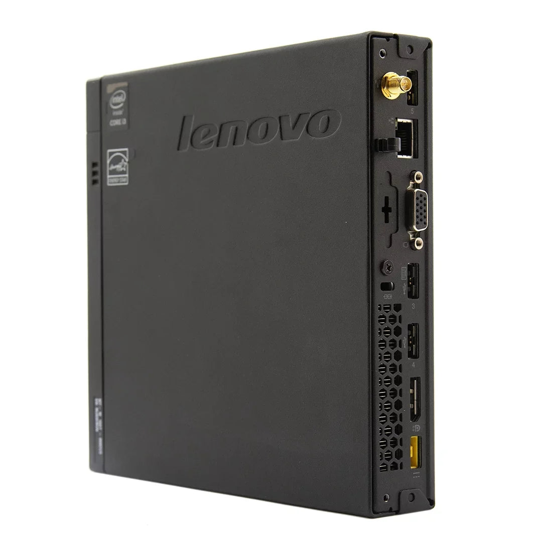 Hard Home Tiny i3, DDR3 Form Restored Windows 64 (Refurbished) Core bit M73 4GB Drive, Factor Intel RAM, SSD PC, 120GB 3.2 ThinkCentre Computer 10 GHz