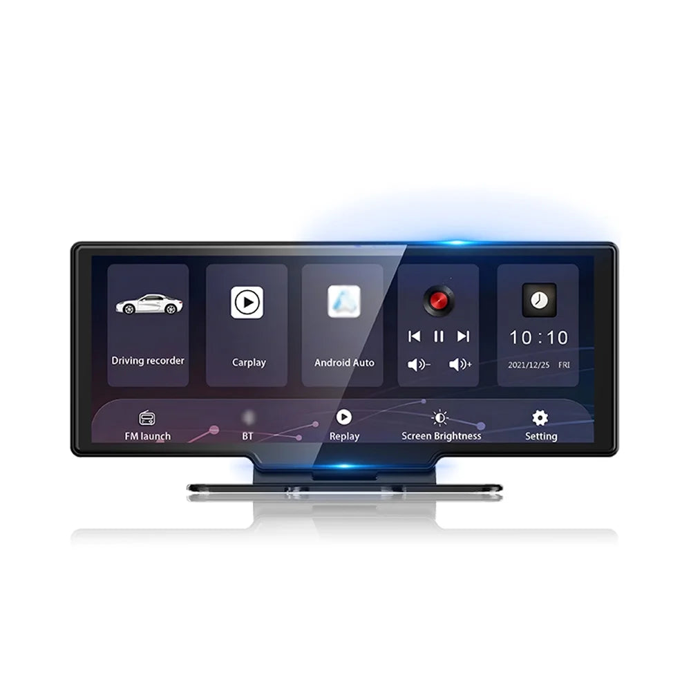Hands-Free & Calling Camera for Rear Auto DVR Touchscreen, 4K Android Reliable Dash WiFi, 10.26 Front Carplay Recording, Inch Dash Driving G-Sensing, Loop Recorder