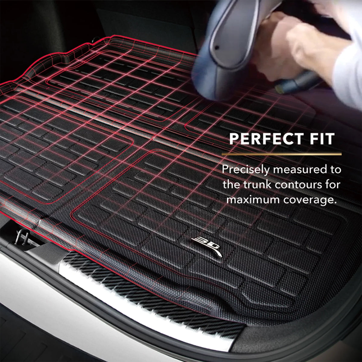 3D (BLACK) Liner Liner - with KAGU 2013-2016 MAXpider Cargo compatible CX-5 MAZDA Cargo