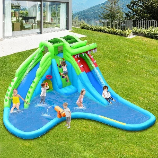 Bounce Splashing Pool with 7 1 in House Inflatable