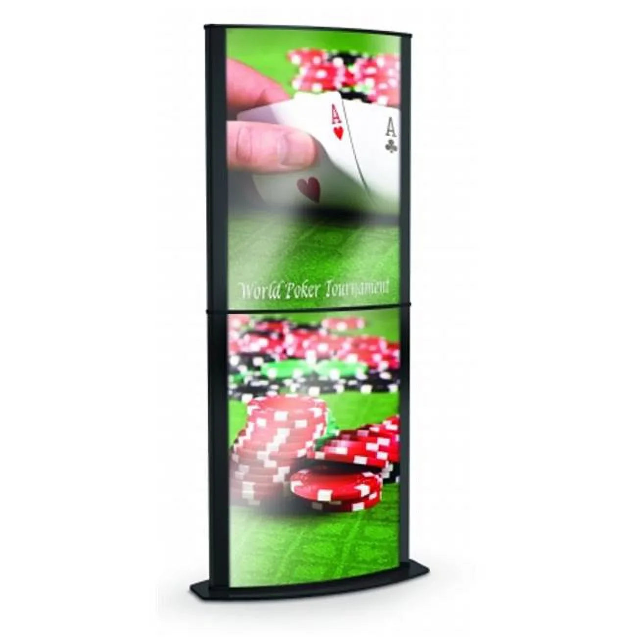 SignHolders Poster Convex Testrite Silver VX2-B Visual Signholder- Convex Products
