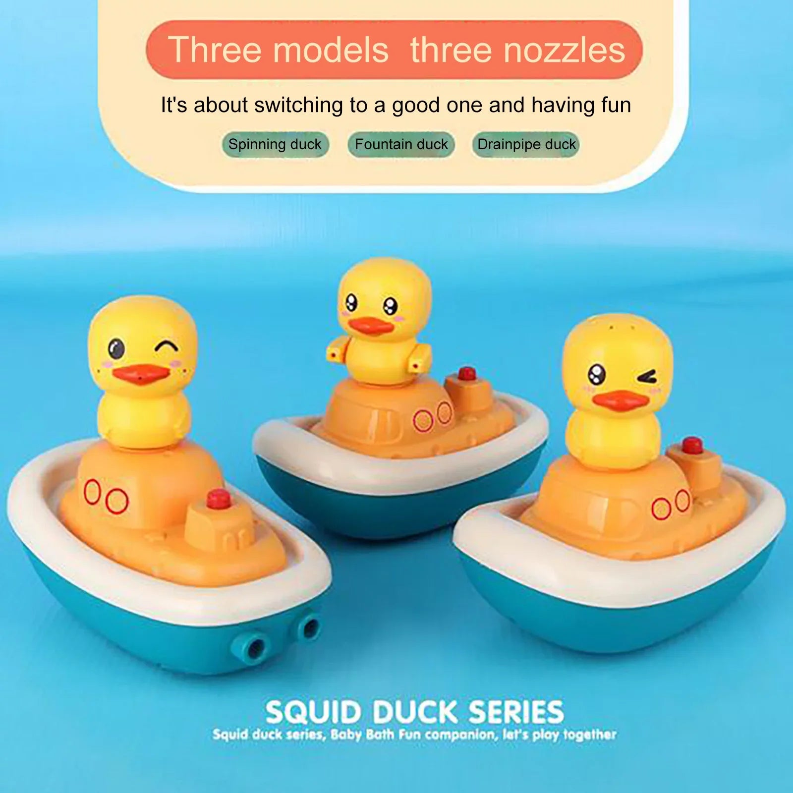 Shower Electric Ship TOys, TOys, of Spray 3 Ducks Kinds YHAIOGS Revolving liquid Baby