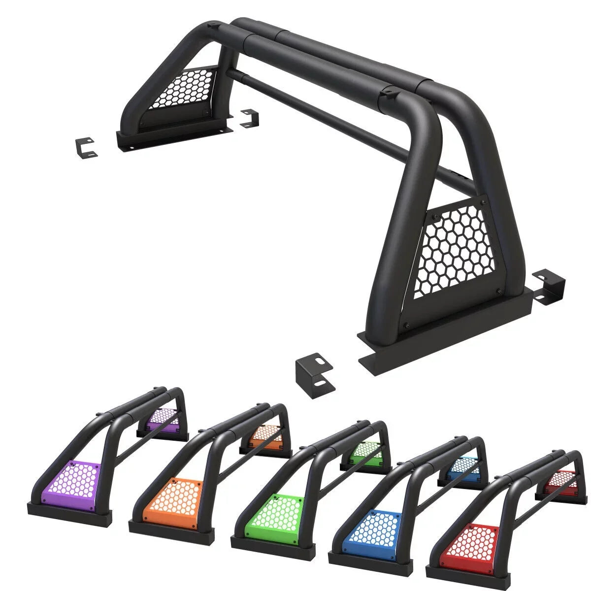 Bed Truck Bar Bar Rack For 2019-2023 Fit Chase Ranger Sport Roll Adjustable 62.9-74.7"