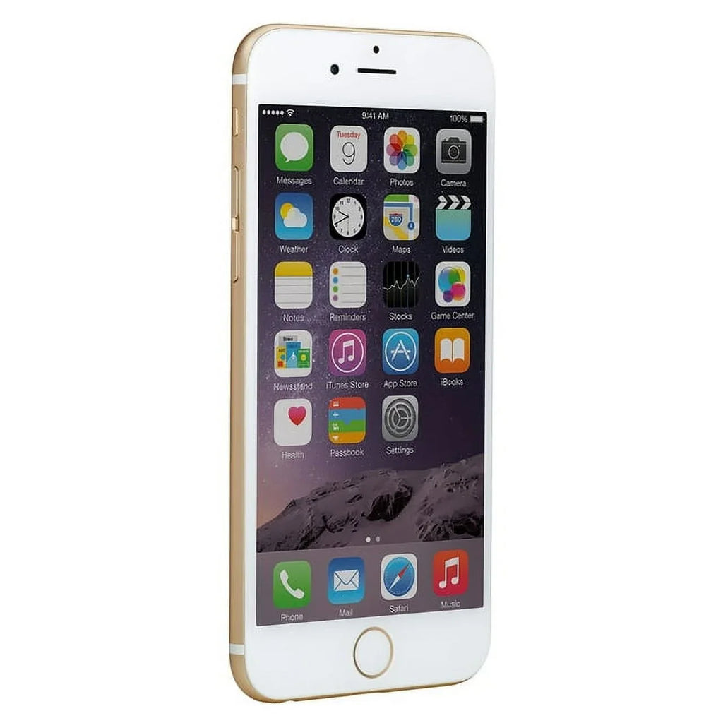 iPhone Restored Tmobile, FREE Boost, Plus (Grade AT&T, 6 16GB Unlocked, CASE Gold, A)
