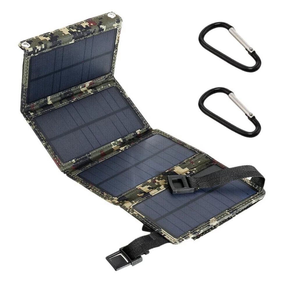 Portable Hiking Phone Battery Rechargeable USB Camping grade Foldable Panel Solar 80W Charger High OnemayshipOnemayship exterior