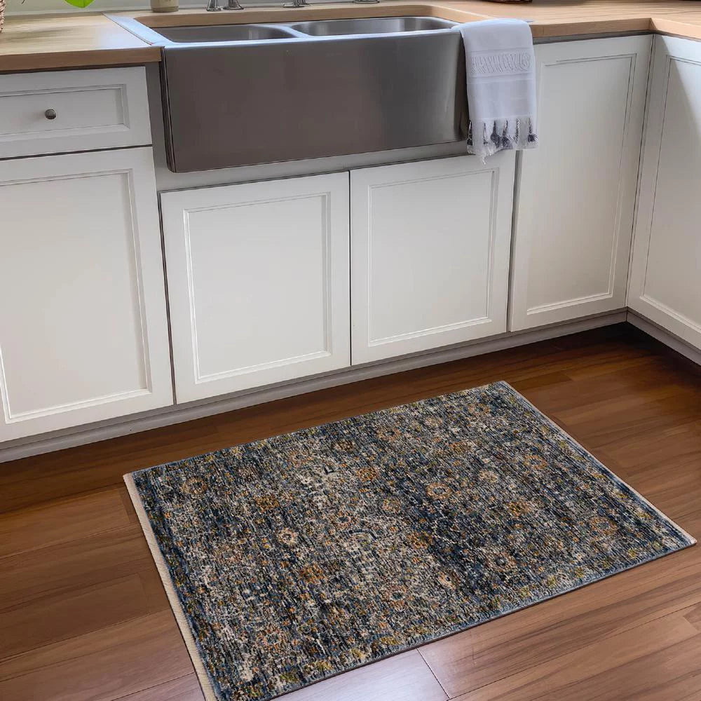 x YA6 1'8" Rug Dalyn 2'6" Yarra Rugs Navy