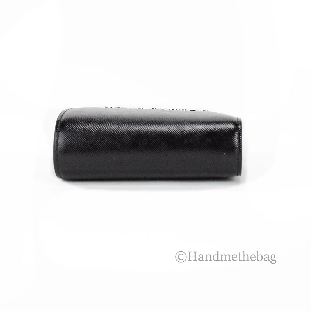 Crossgrain Pouch Card Compact Coin Mini Black Jacobs Wallet Marc Leather