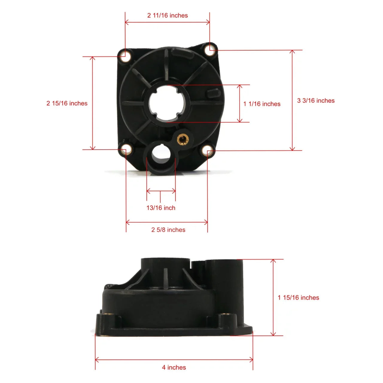 Boat Shop Impeller Outboard liquid 9-43408, | Mallory Repair The Kit 943408 Housing ROP Pump For