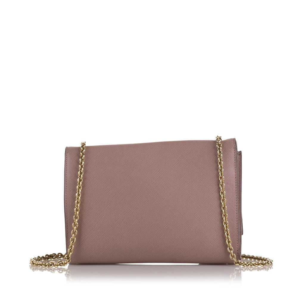 Crossbody Vara Calf Leather Pre-Owned Small Ginny Unisex Pink Authenticated Ferragamo Crossbody (Good) Bag