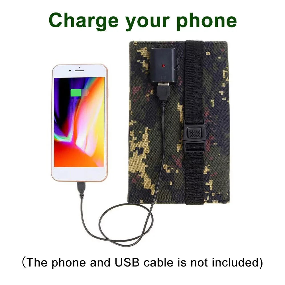 Portable Hiking Phone Battery Rechargeable USB Camping grade Foldable Panel Solar 80W Charger High OnemayshipOnemayship exterior