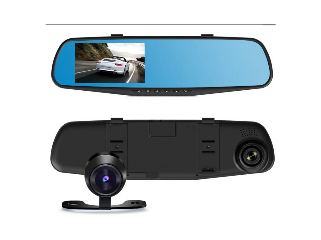 Rearview Dual Rear And Mirror Car Front Monitor H1688 Cam HD Vehicles DVR 4.2 1080P Inch Camera Lens For Recorder Dash