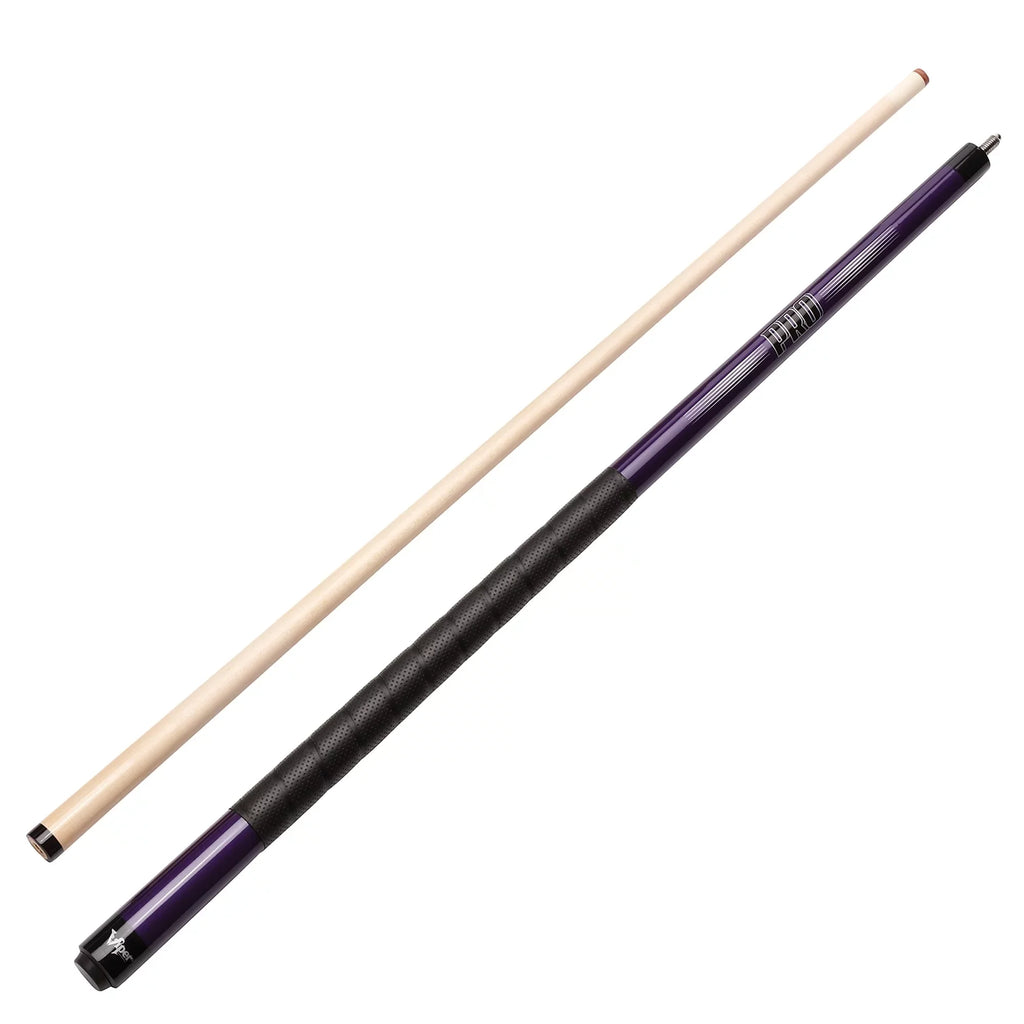 Viper Purple, 20 58" Piece, Ounce 2 Cue, Sure Pro Grip Billiard/Pool