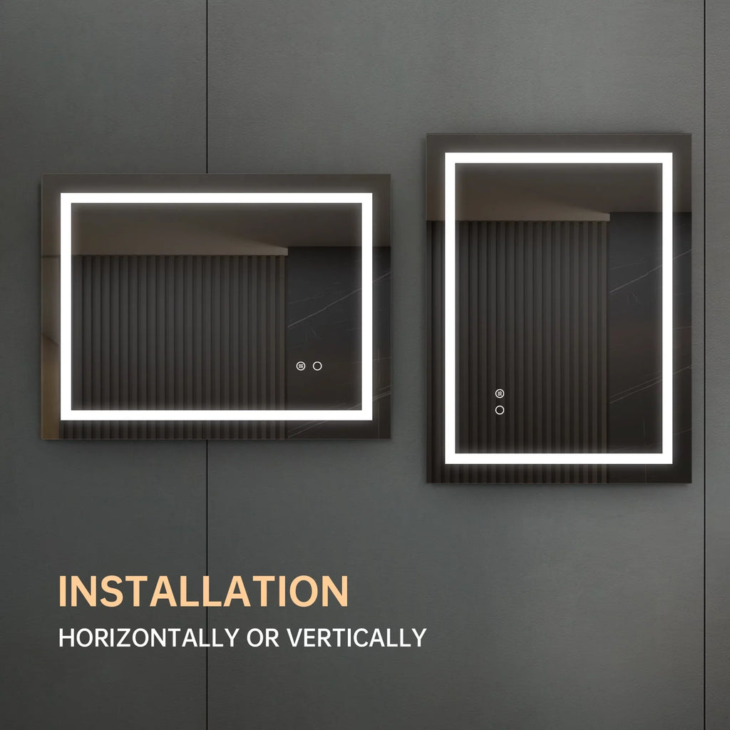 Illuminate - Mirror Mounted inches LED Bathroom design Wall with 32*24 -