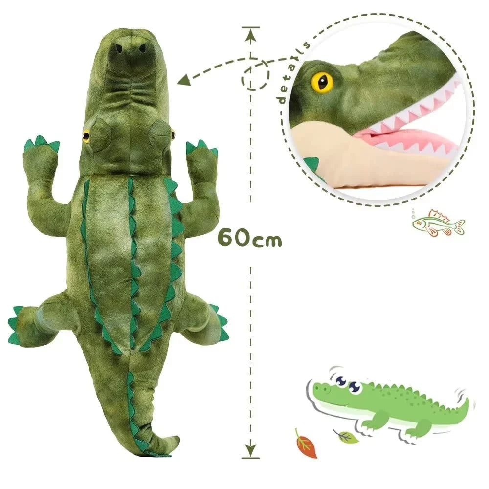 3 24" Mommy Baby Alligator and Alligator Stuffed Inside Animal 3 with Eggs MaoGoLan
