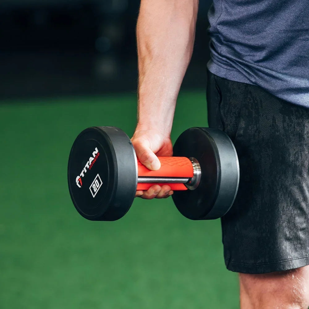 2-in. Fitness Pair Bar Thick Training Barbell Weight for Kettlebell Grips Dumbbell Titan Hand