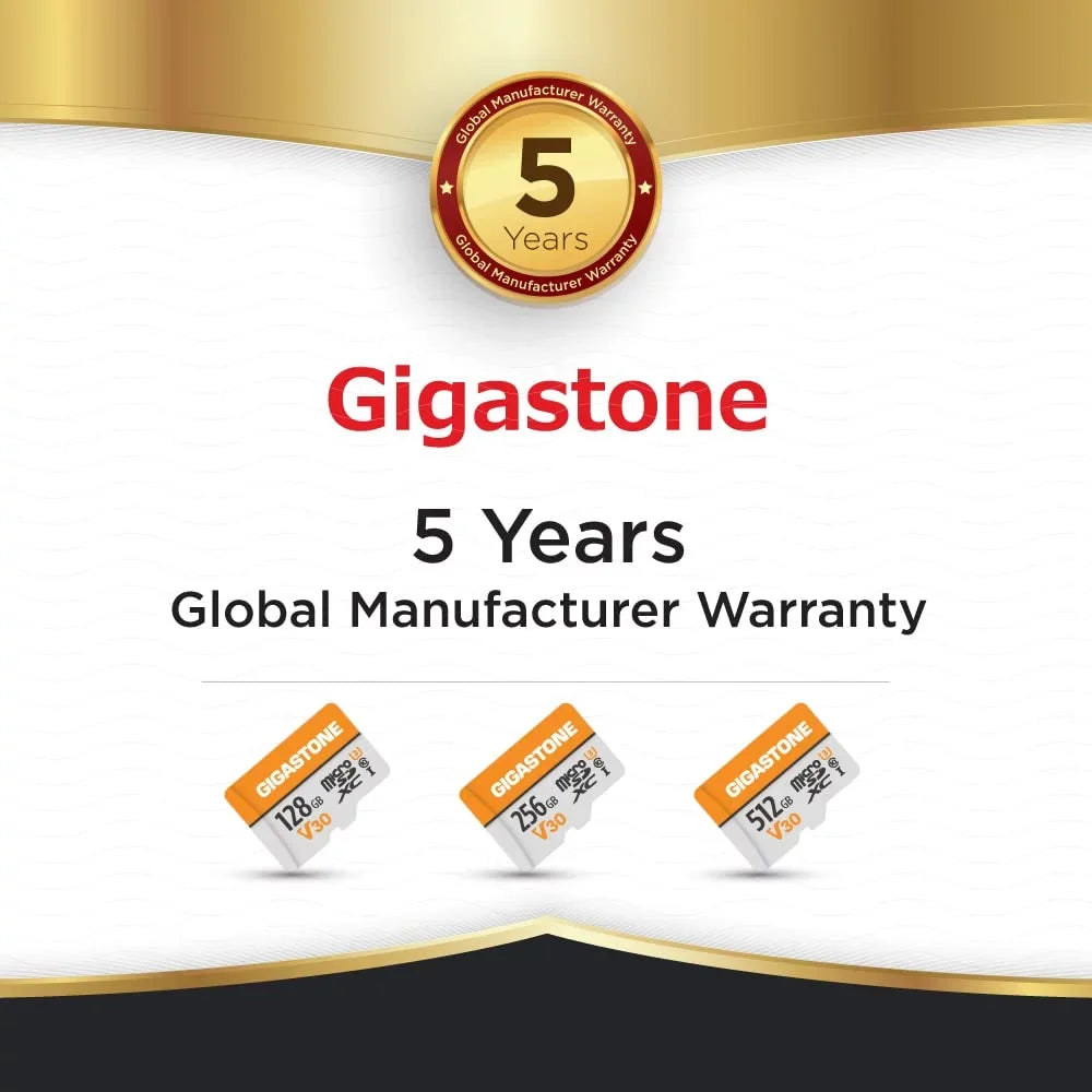 Dash 10, Card, Cam Professional, Video, Surveillance 2 Drone SDXC Action Micro 128GB UHD Security Camera Gigastone A1 (2x128GB) Class Pack 4K Cams,