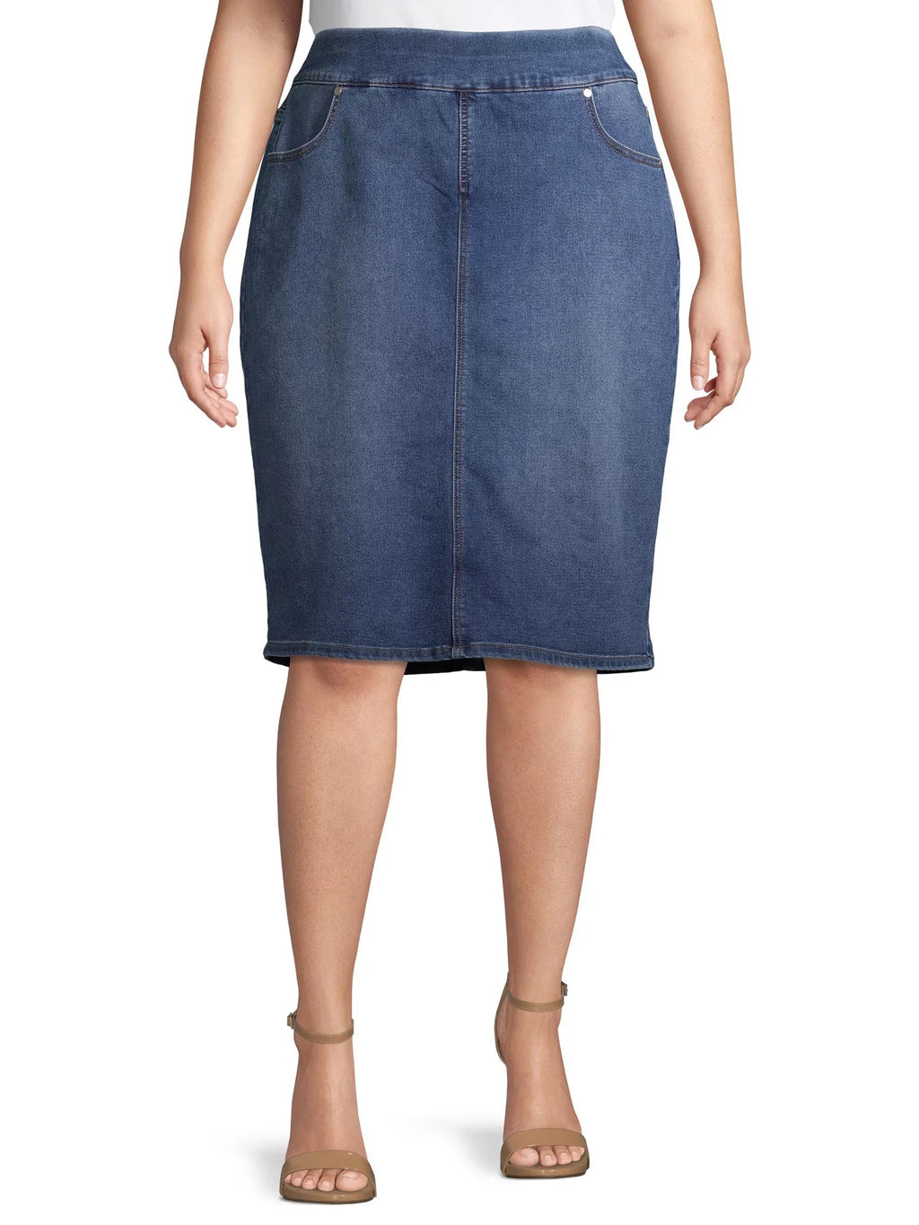 Skirt Denim dimension Plus Pull-On Alivia Women's
