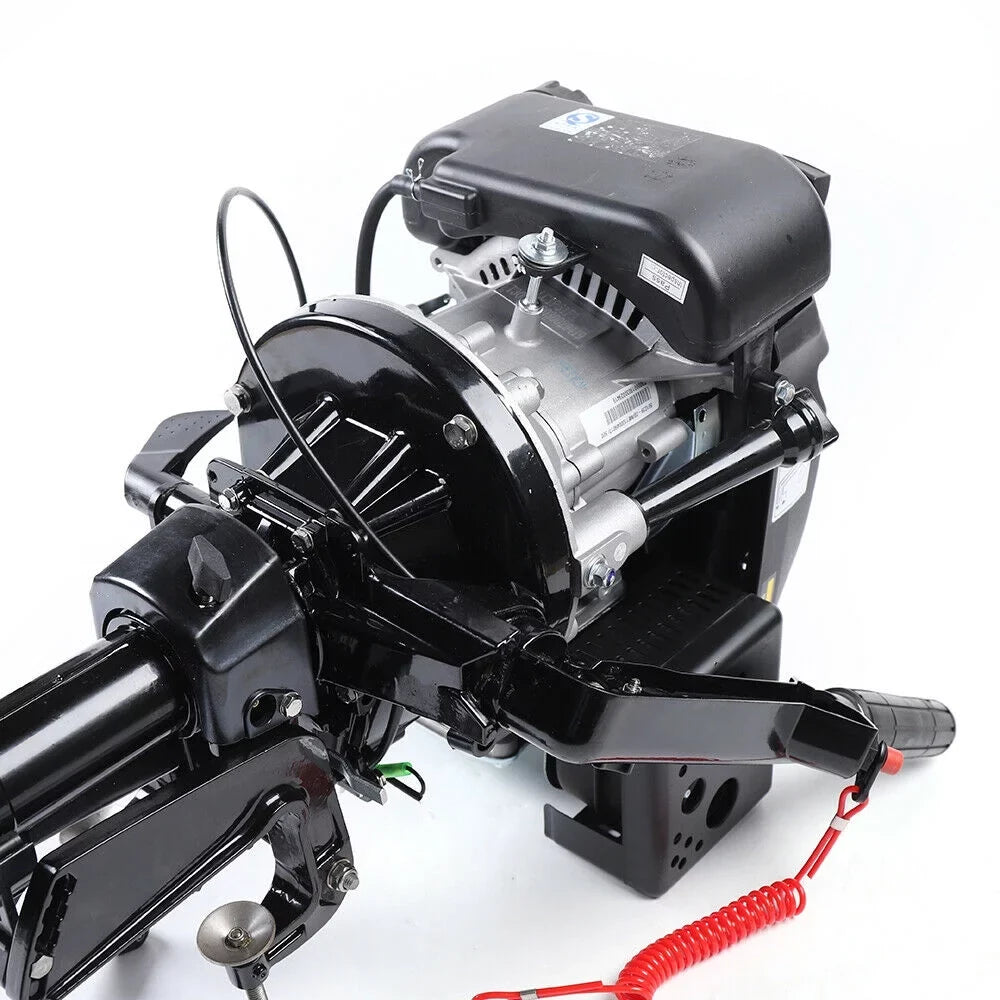 Boat Motor 6HP Outboard Boat Cooling Engine Air System Miumaeov Motor Stroke Fishing 4