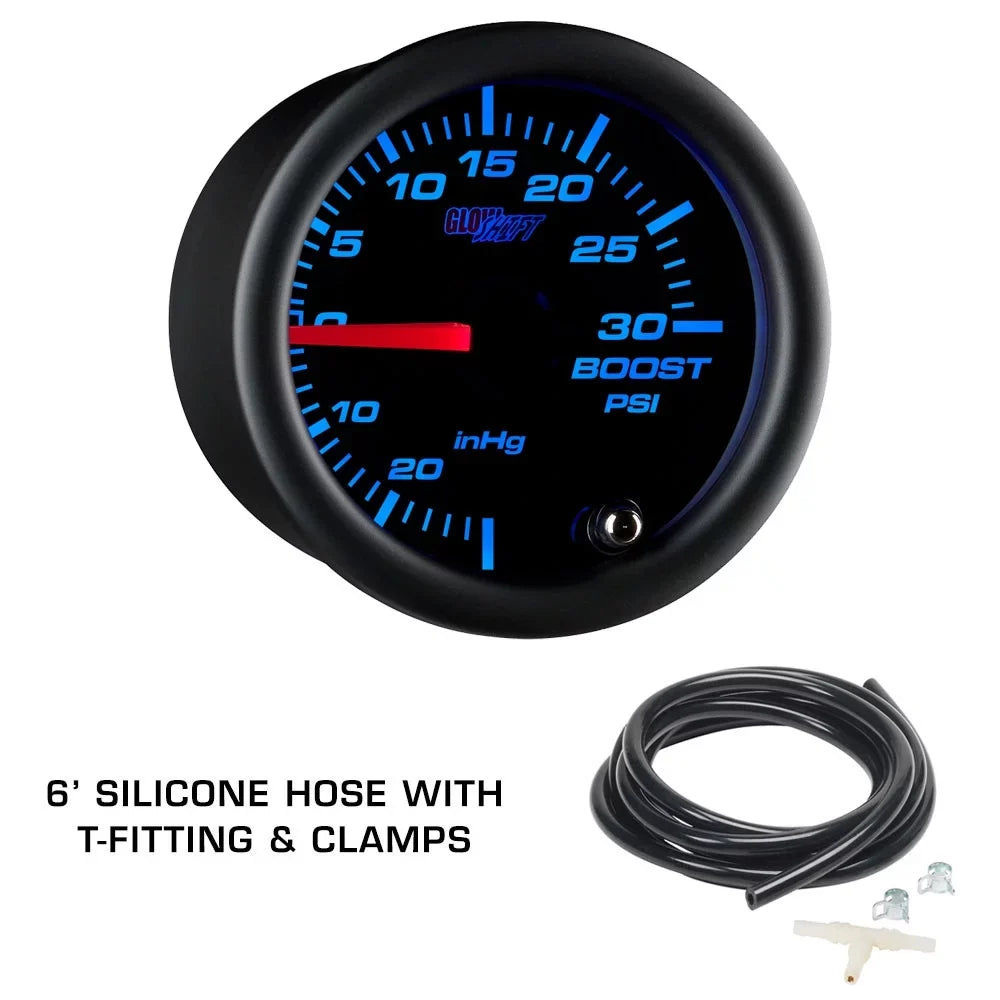 Impreza Gauge Set Replacement 7 Tinted WRX Triple Dashboard GS1 Clock GlowShift Gauge 2002-2007 Color Package Subaru with