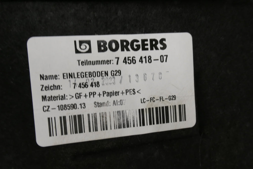 Rear Cargo (Good) Mat Toyota 2023 Trunk Supra OEM GR Floor Pre-Owned