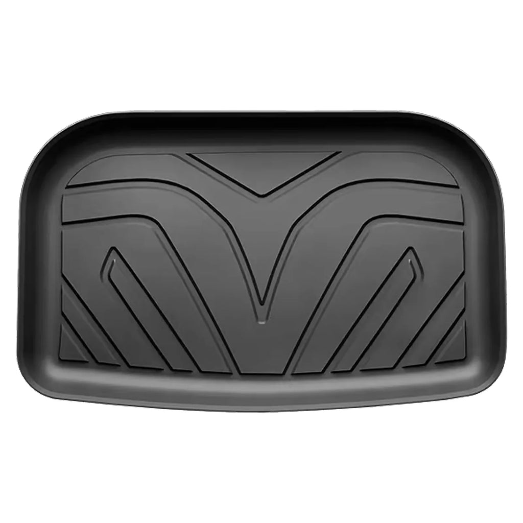Floor Front 2nd Black climate Cargo Heavy Protection Mats + Liners, Mats, with Full Rear Trunk Model Y, & Tray Custom Mat All 3D Motorsports Row Floor 2020-2023 Tesla Compatible Set Duty TPE Ikon