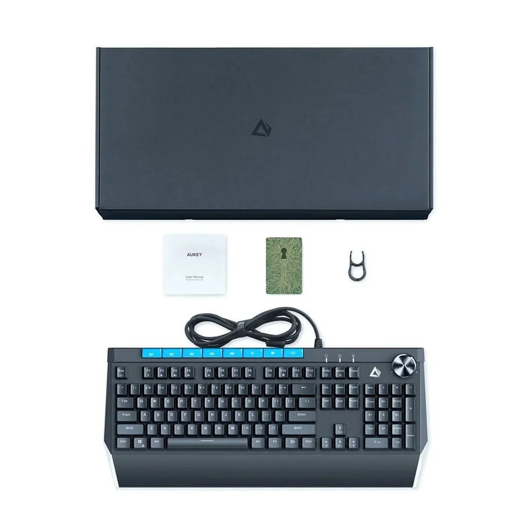 Volume KMG17 Blue 104key Switches Control Keyboard Mechanical Button with AUKEY