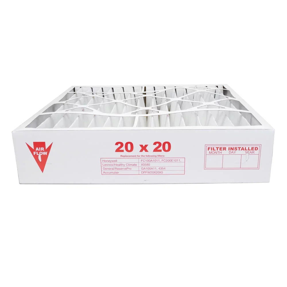 Honeywell in Filters the Health FC200E1011 Filter MERV Air 20x20x5 Made HVAC FC100A1011 USA CF200A1024, AC for Furnace 13 2-Pack, Replacement AIRx