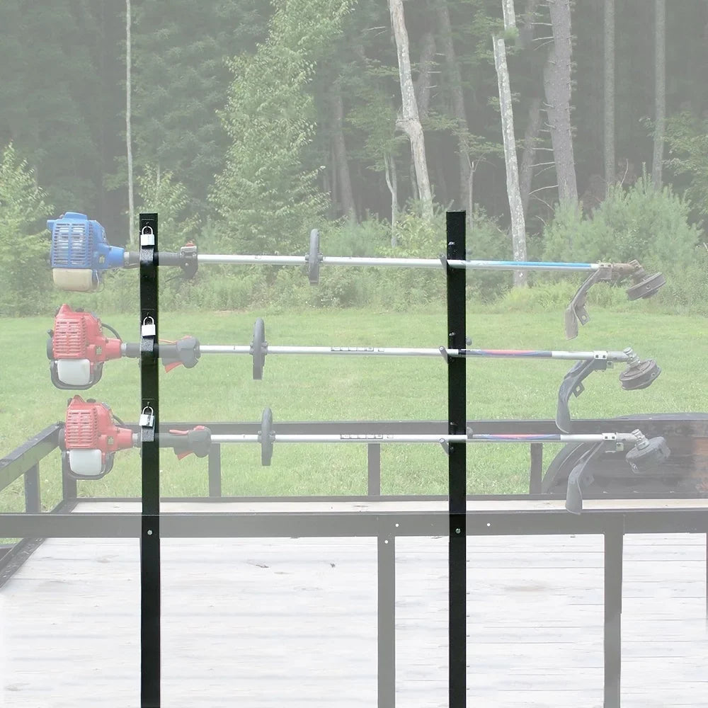 Trimmer Line for Trailer Weed 3 Place Weeder Edge Open Rack Landscape Kojem Lockable Holder Eater