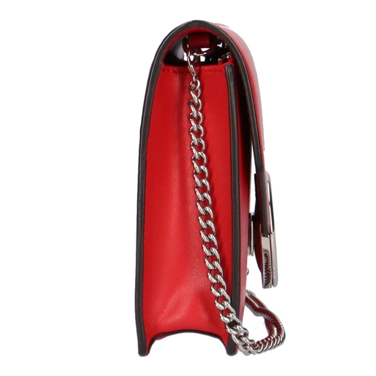 red shoulder chain Pre-Owned (Good) bag calf Fendi ladies