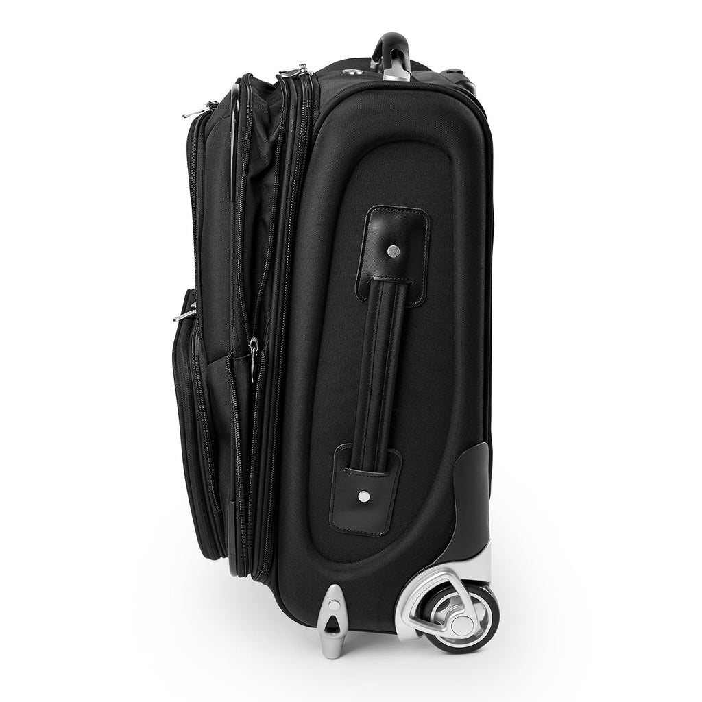 Texas Black Suitcase Longhorns Carry-On MOJO Rolling 21" Softside