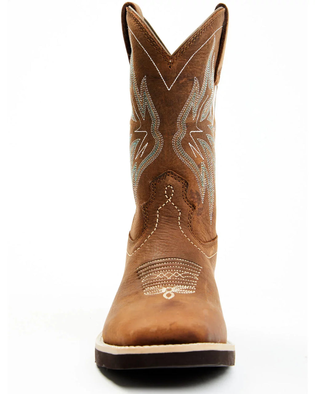 Brown M 9 Calyx Toe Broad Women's Xero Square US Performance Boot Western Gravity Shyanne