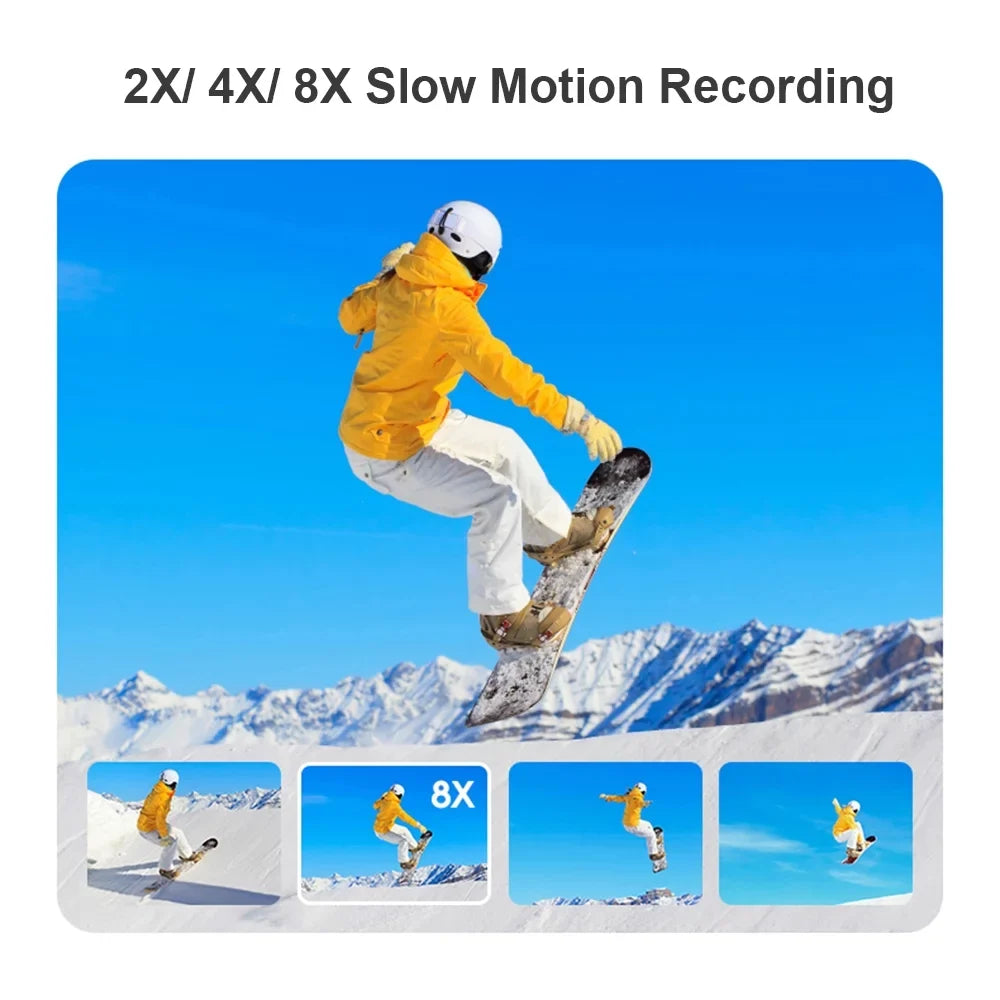 FHD 60FPS 1080P Camera Head Mounted Camcorder WiFi EP6 Andoer Wearable 4K Webcam Recorder Camera Video Hands-Off Camera Camera Vlog