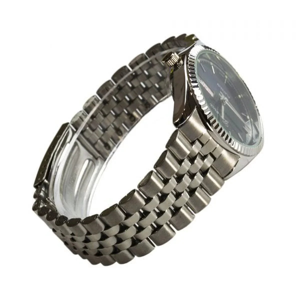 Collection Platinum Watch Case Geneva design Black Belkon Presidential Hot Adult Steel Classy Dial Women