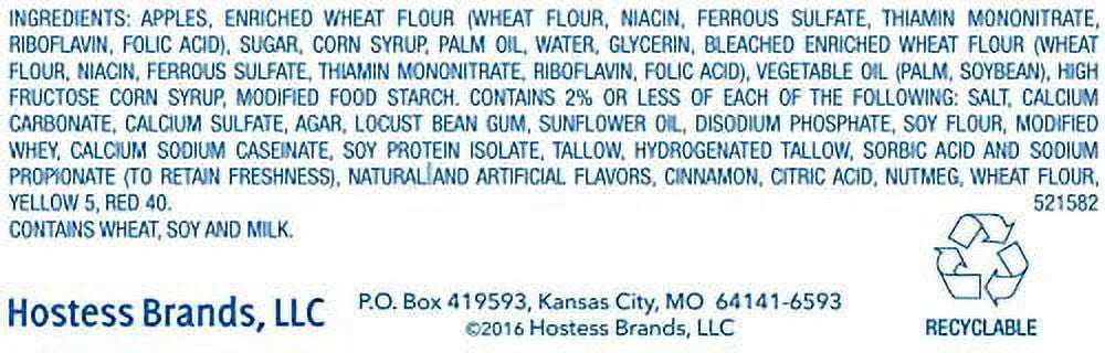 of , (Pack 8) Fruit Ounce Hostess 4.25 Pie,
