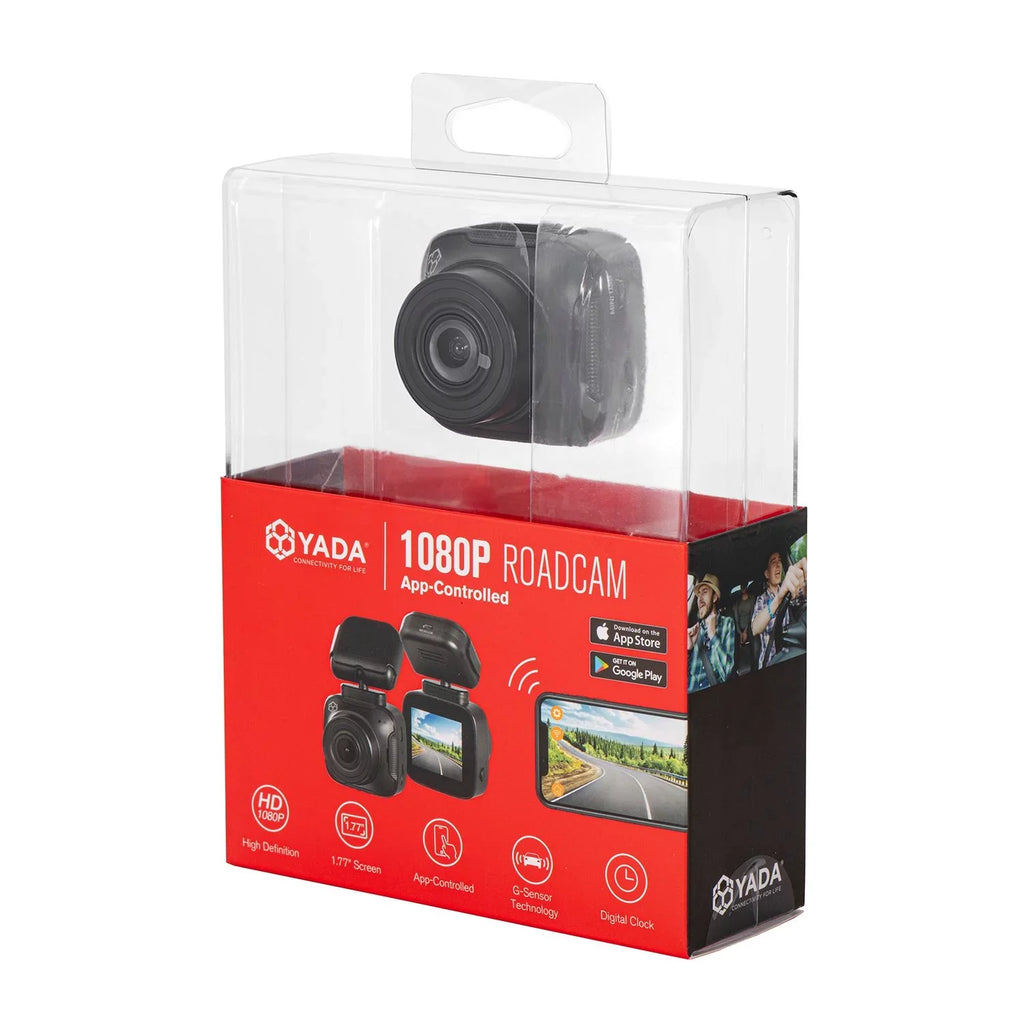 Wide App, Recording with 2.4" LCD with YADA Record Park Degree 1080p Loop Mode, G-Sensor Lense, Roadcam Angle 140 and Screen, Technology