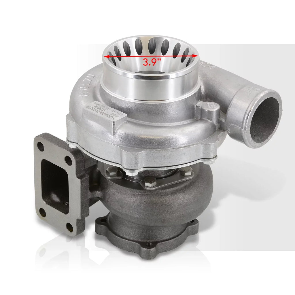 Charger GT35 GT3582 Anti-Surge Boost 0.70 Compatible/Replacement liquid AR & Flange GT30 Universal Turbine T3 Compressor Turbo Car AJP Distributors Turbocharger Cooled Oil For A/R 4-Bolt GTX3582R 0.82