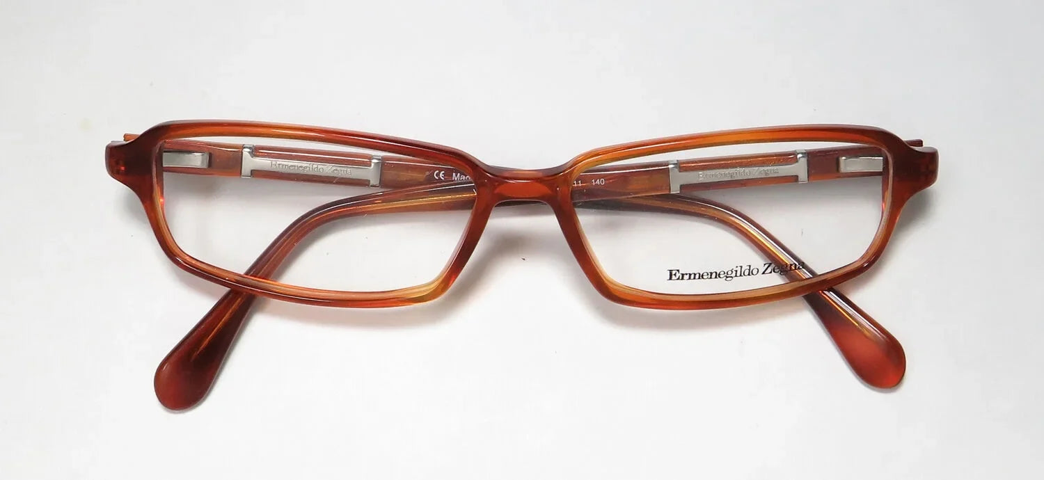 0711 Glasses Unisex Rectangle Lens Polycarbonate 3500 Zegna Ermenegildo VZ Reading