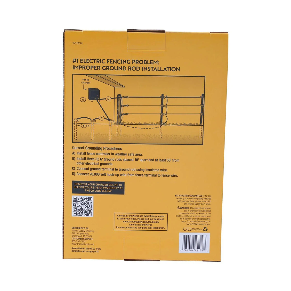 Impedance Electric AC-Powered Joule Charger American 15-Mile Fence 0.7 Low FarmWorks