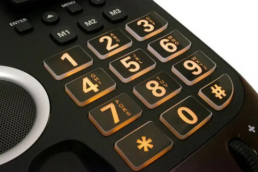 Loud AltoPlus Black Clarity Speakerphone, CID Big Button Extra