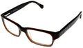 Prescription VZ3134M Temple: Lens/ Frames Satin Rectangular Zegna Bridge/ Unisex Ermenegildo Gunmetal dimension: 0627 55-17-135 Eyeglasses