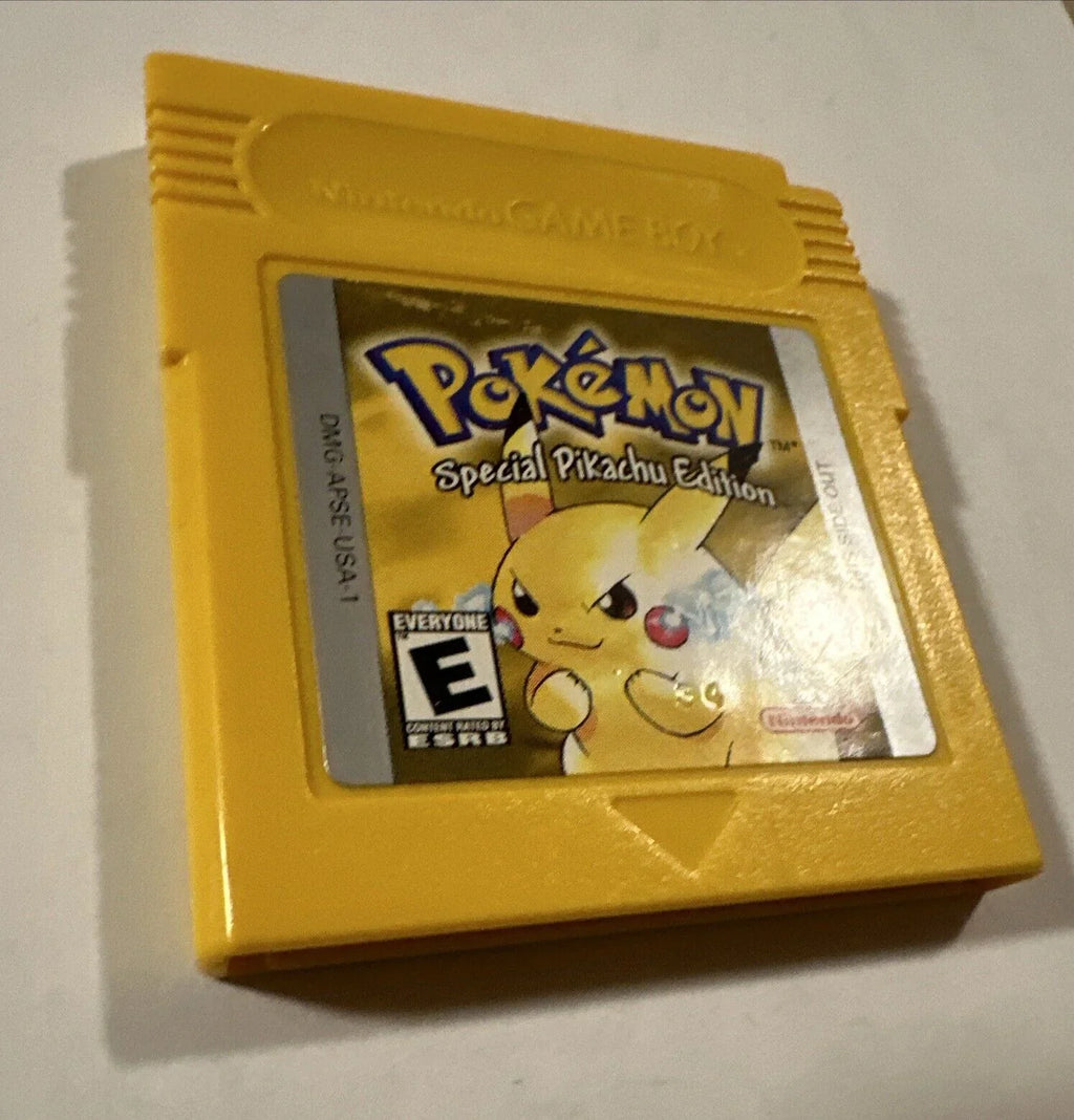 Pokemon Gameboy Nintendo Edition Special Yellow Authentic Pikachu