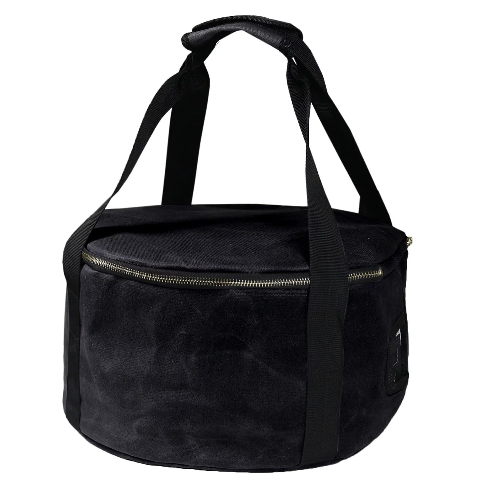 Container for Handbag Oven 12" Bag Camping Dutch - Durable ,exterior Activities Cookware Black Multipurpose ,Fishing Accessories Carry BBQ Bag Storage