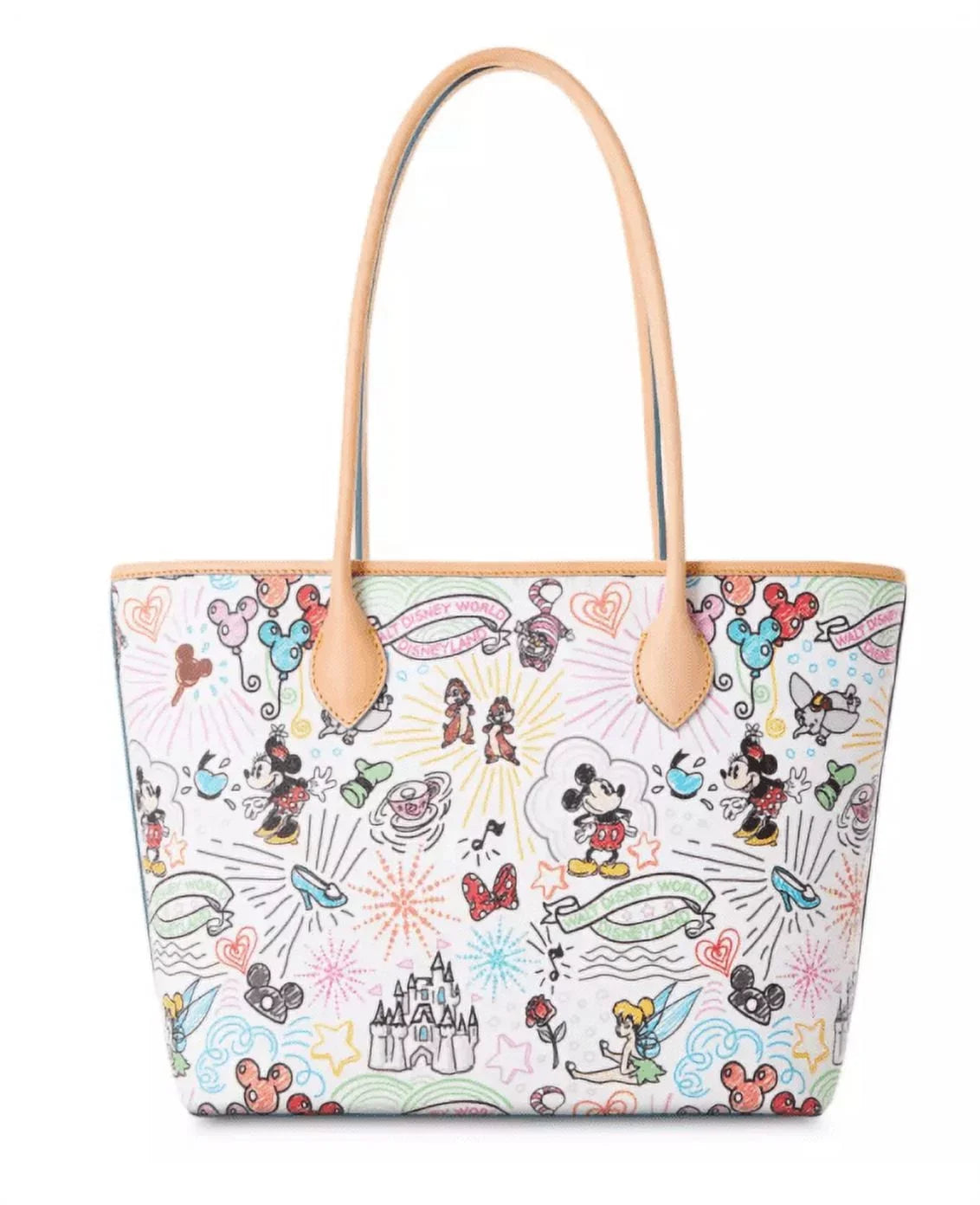 With Mickey Parks Disney Dooney Tote New Sketch Bag Minnie Tags & Bourke