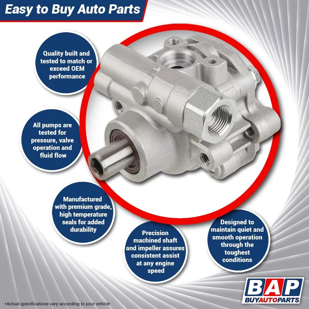 V6 A4 Pump For Buyautoparts VOLKSWAGEN 2.8L Fits - PASSAT Power Audi select: Steering & GLS 1998-2000,2003 VW Passat New