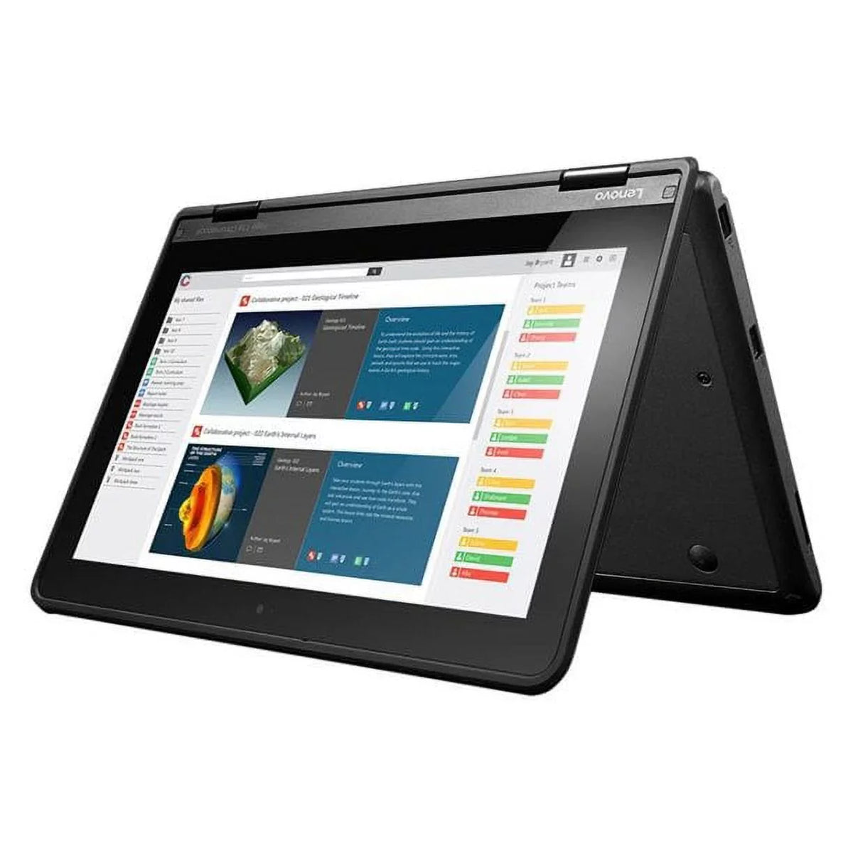 N3150 Chromebook 16GB Yoga (Used) (Gen 11E Touch Celeron® 3) eMMC 4GB 1.6GHz,Black 11.6" ThinkPad