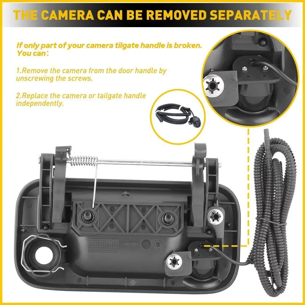 Rear Camera View For Backup 2004-2014 Tailgate Mount F150 Trucks US Handle