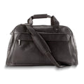 Duffle Leather Bag Brown Strap Adjustable with QGM23256 Laptop and Dark Pocket