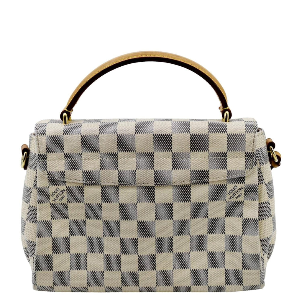 White Crossbody Azur Pre-owned Bag Damier Croisette Satchel