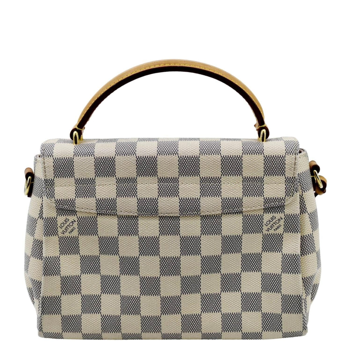 White Crossbody Azur Pre-owned Bag Damier Croisette Satchel